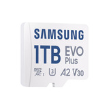 Samsung EVO Plus 1.0TB microSDXC , Speicherkarte weiß, UHS-I U3, Class 10, V30, A2