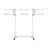 Thermaltake Triple Monitor Stand Snow, für Racing Simulator Cockpit GR500, Monitorhalterung weiß, für Monitore 32" - 55"