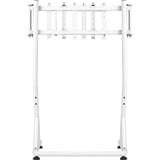 Thermaltake Triple Monitor Stand Snow, für Racing Simulator Cockpit GR500, Monitorhalterung weiß, für Monitore 32" - 55"