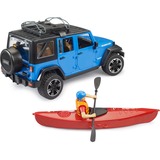 bruder Jeep Wrangler Rubicon Unlimited mit Kajak und Figur, Modellfahrzeug 