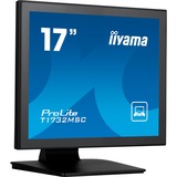iiyama ProLite T1732MSC-B1S, LED-Monitor 43 cm (17 Zoll), schwarz, DVI, VGA, USB, Touchscreen