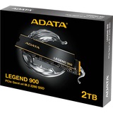 ADATA LEGEND 900 2 TB, SSD schwarz/gold, PCIe 4.0 x4, NVMe 1.4, M.2 2280