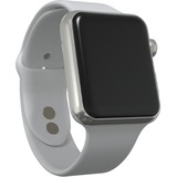Apple Watch Series 3 Generalüberholt, Smartwatch silber/weiß, 38mm, Sportarmband, Aluminium-Gehäuse