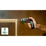 Bosch Heimwerken & Garten Akkuschrauber IXO 7 Flexi-Set 3,6Volt grün/schwarz, Li-Ionen Akku 2,0Ah, flexible Verlängerung 30cm