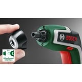 Bosch Heimwerken & Garten Akkuschrauber IXO 7 Flexi-Set 3,6Volt grün/schwarz, Li-Ionen Akku 2,0Ah, flexible Verlängerung 30cm