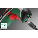 Bosch Heimwerken & Garten Akkuschrauber IXO 7 Flexi-Set 3,6Volt grün/schwarz, Li-Ionen Akku 2,0Ah, flexible Verlängerung 30cm