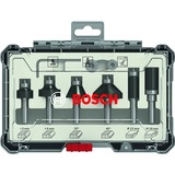 Bosch Rand- und Kantenfräser-Set, 6-teilig 8mm-Schaft