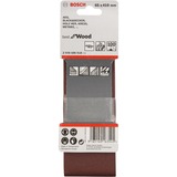 Bosch Schleifband X440 Best for Wood and Paint, 65x410mm, K100 3 Stück