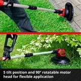 EINHELL Power X-Change Akku-Rasentrimmer GE-CT 18Li Kit, 18Volt rot/schwarz, Li-Ionen Akku 2,0Ah