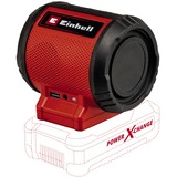 EINHELL TC-SR 18 Li BT, Lautsprecher rot, Bluetooth, AUX, USB