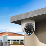 Foscam W5EP, Überwachungskamera weiß/schwarz, 5MP, PoE