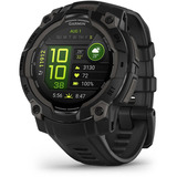 Garmin Instinct 3 - 45 mm, AMOLED, Smartwatch Black, Silikon-Armband