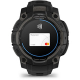 Garmin Instinct 3 - 45 mm, AMOLED, Smartwatch Black, Silikon-Armband
