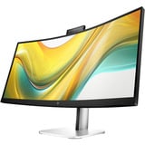 HP S5 Pro 534pm Konferenzmonitor, LED-Monitor 86.4 cm (34 Zoll), schwarz/silber, WQHD, VA, Curved, USB-C, USB-Hub, 100Hz Panel