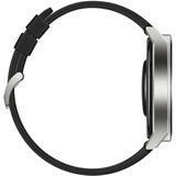 Huawei Watch GT 3 Pro Titanium, Smartwatch titan, 46mm; Armband: schwarzes Fluorelastomer-Armband