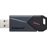Kingston DataTraveler Exodia Onyx 64 GB, USB-Stick schwarz/schwarz, USB-A 3.2 Gen 1
