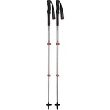 Komperdell Explorer Compact Powerlock, Fitnessgerät silber/rot, 1 Paar, 90-120 cm
