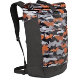 Osprey Transporter Roll Top, Rucksack schwarz/orange, 28 Liter