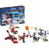PLAYMOBIL 71346 Adventskalender Novelmore - Kampf im Schnee, Konstruktionsspielzeug 