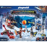 PLAYMOBIL 71346 Adventskalender Novelmore - Kampf im Schnee, Konstruktionsspielzeug 