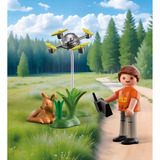 PLAYMOBIL 71880 Special Plus Rehkitz-Rettung mit Drohne, Konstruktionsspielzeug 