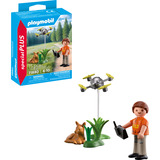 PLAYMOBIL 71880 Special Plus Rehkitz-Rettung mit Drohne, Konstruktionsspielzeug 