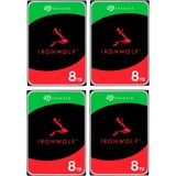 Seagate IronWolf NAS 8 TB CMR 4x, Festplatte 4er Bundle, SATA 6 GB/s, 3,5"
