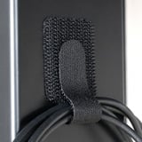 Sharkoon OfficePal Cable Organizer, Kabelmanagement schwarz, 136-teilig
