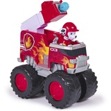 Spin Master Paw Patrol Rescue Wheels - Marshalls Feuerwehr Monstertruck mit Geschoss-Abwurf und Marshall Hundefigur, Spielfahrzeug 