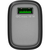 goobay USB-A QC Schnellladegerät (18 W) schwarz
