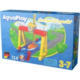 Aquaplay ContainerCrane Set, Bahn gelb/rot