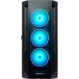 Chieftec Apex GA-01B-TG-OP       , Tower-Gehäuse schwarz, Tempered Glass