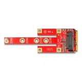 DeLOCK Konverter Mini PCIe > M.2 Key B Slot + Micro SIM Slot, Schnittstellenkarte 