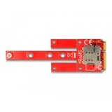 DeLOCK Konverter Mini PCIe > M.2 Key B Slot + Micro SIM Slot, Schnittstellenkarte 