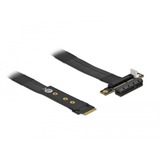 DeLOCK M.2 Key M > PCIe x4 NVMe Adapterkabel schwarz, 20cm