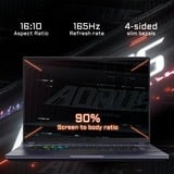 GIGABYTE G6X 9KG-43DE854SH, Gaming-Notebook gunmetal, Intel® Core™ i7-13650HX, NVIDIA GeForce RTX 4060, 16 GB DDR5, 1 TB (1 TB SSD), Windows 11 Home 64-Bit