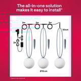 INNR Outdoor Smart Globe Light Colour 3er-Pack, LED-Leuchte ersetzt 33 Watt