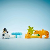 LEGO 10442 DUPLO Town Wildtier-Familien: Pinguine und Löwen, Konstruktionsspielzeug 
