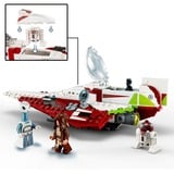 LEGO 75333 Star Wars Obi-Wan Kenobis Jedi Starfighter, Konstruktionsspielzeug Set zum Bauen mit Taun We, Droidenfigur und Lichtschwert, Angriff der Klonkrieger Set
