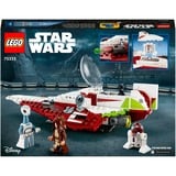 LEGO 75333 Star Wars Obi-Wan Kenobis Jedi Starfighter, Konstruktionsspielzeug Set zum Bauen mit Taun We, Droidenfigur und Lichtschwert, Angriff der Klonkrieger Set
