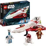 LEGO 75333 Star Wars Obi-Wan Kenobis Jedi Starfighter™, Konstruktionsspielzeug Set zum Bauen mit Taun We, Droidenfigur und Lichtschwert, Angriff der Klonkrieger Set