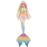 Mattel Barbie Dreamtopia Regenbogenzauber Meerjungfrau Puppe mit Farbwechsel 