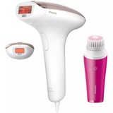 Philips Lumea Advanced IPL BRI924/00, Haarentferner weiß/rosa, inkl. VisaPure Mini-Gesichtsreinigungsbürste