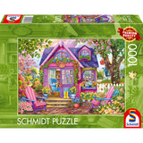 Schmidt Spiele Ein Häuschen zum Verlieben, Puzzle 1000 Teile