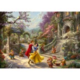 Schmidt Spiele Thomas Kinkade Studios: Painter of Light - Disney Schneewittchen - Tanz mit dem Prinzen, Puzzle 1000 Teile