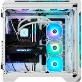 Thermaltake Ganymed V2 Snow, Gaming-PC weiß/transparent, Windows 11 Home 64-Bit