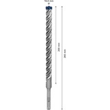 Bosch Professional EXPERT Hammerbohrer SDS-plus-7X, Ø 16mm, 10 Stück Arbeitslänge 200mm