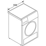 Bosch WQG233D20 Serie | 6, Wärmepumpen-Kondensationstrockner weiß