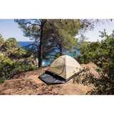 Coleman Darwin 3 Plus Summer, Zelt beige/dunkelrot