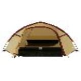 Coleman Darwin 3 Plus Summer, Zelt beige/dunkelrot